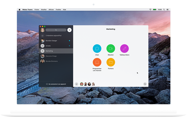 Image de l'application Webex Teams