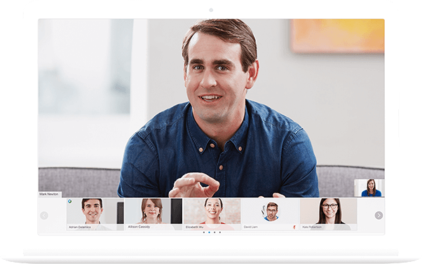 Webex Meetings アプリの画像