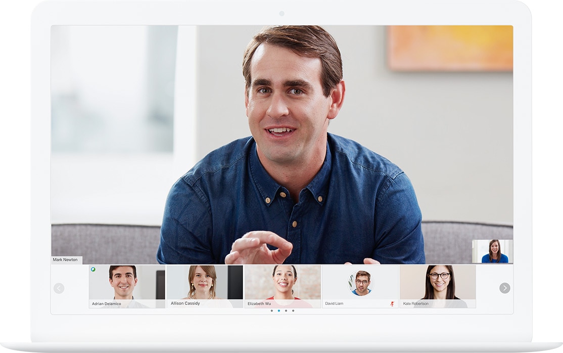 Video conferencing is simple now