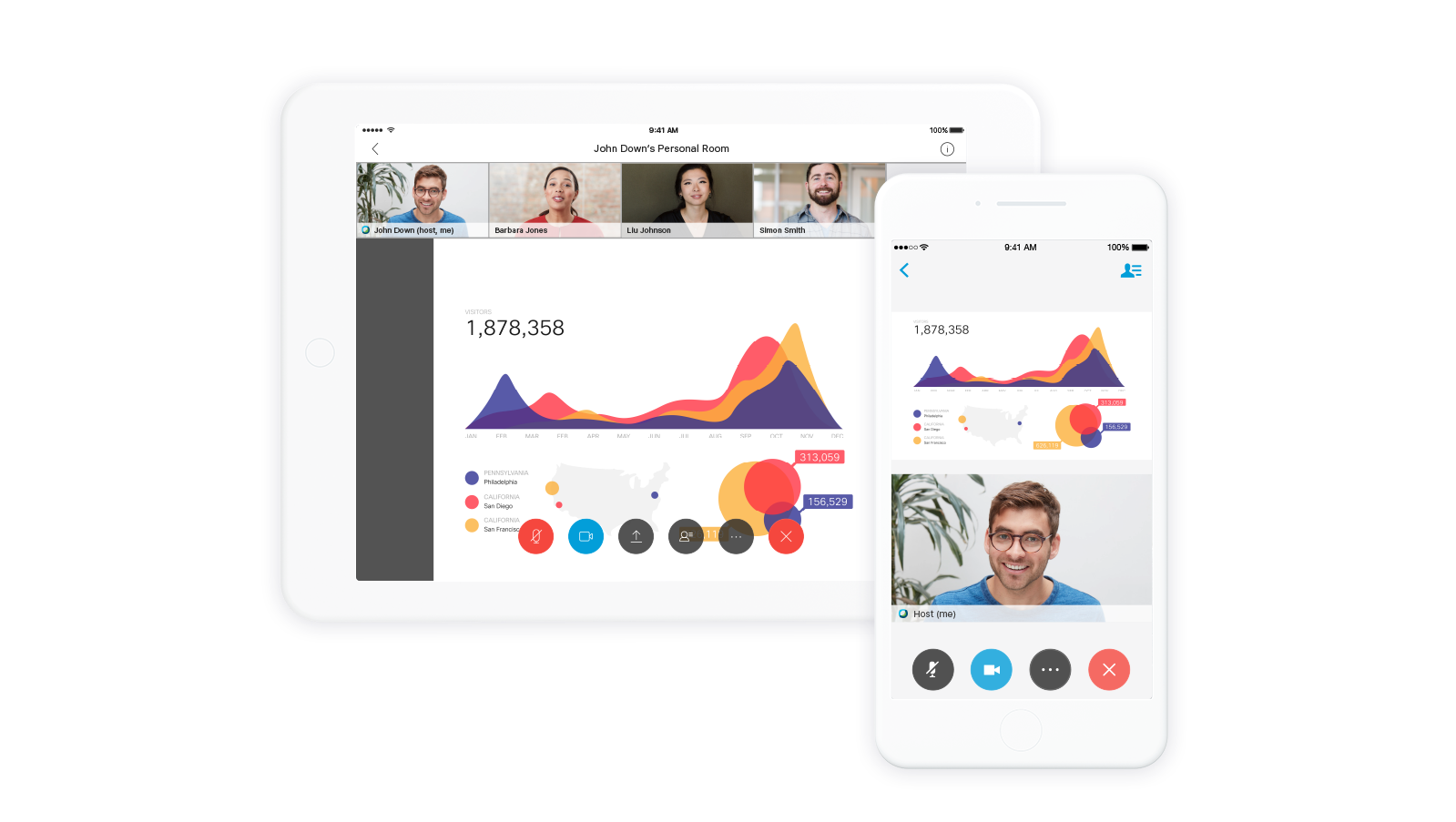 Host your Cisco Webex Meetings with any device