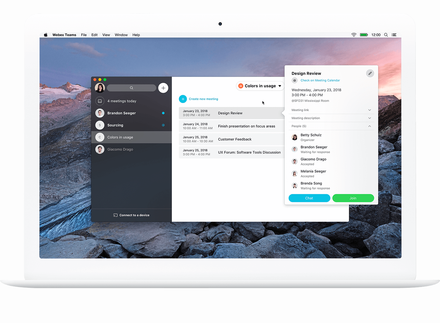 チーム コラボレーション アプリケーション ファイル共有 メッセージング Cisco Webex