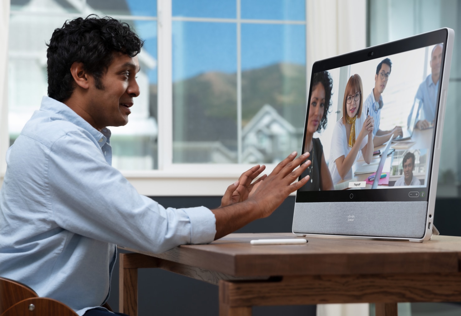 family on virtual healthcare consult
