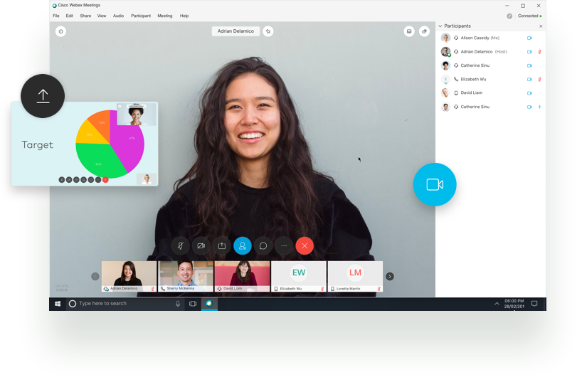 WebEx MeetMeNow 2.0 screenshot