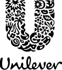The Unilever logo, a large black U with the words Unilever beneath in cursive.