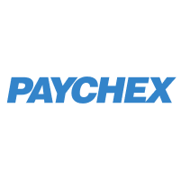 The Paychex logo. The word Paychex in medium blue capital letters.