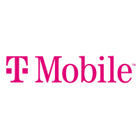 The T-Mobile logo. The words T-Mobile in hot pink.