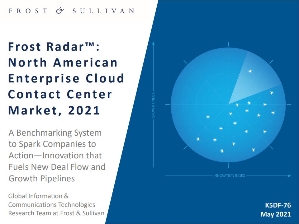 Cover Image: Frost Radar™: North American Enterprise Cloud Contact Center Market, 2021