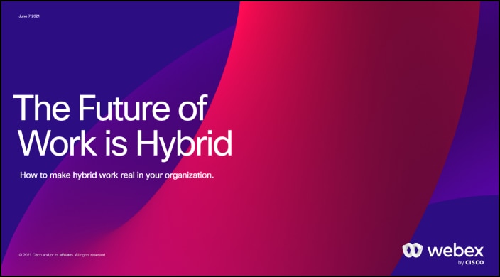 The Future of Work is Hybrid