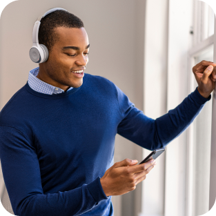 Example of Webex Messaging contact list
