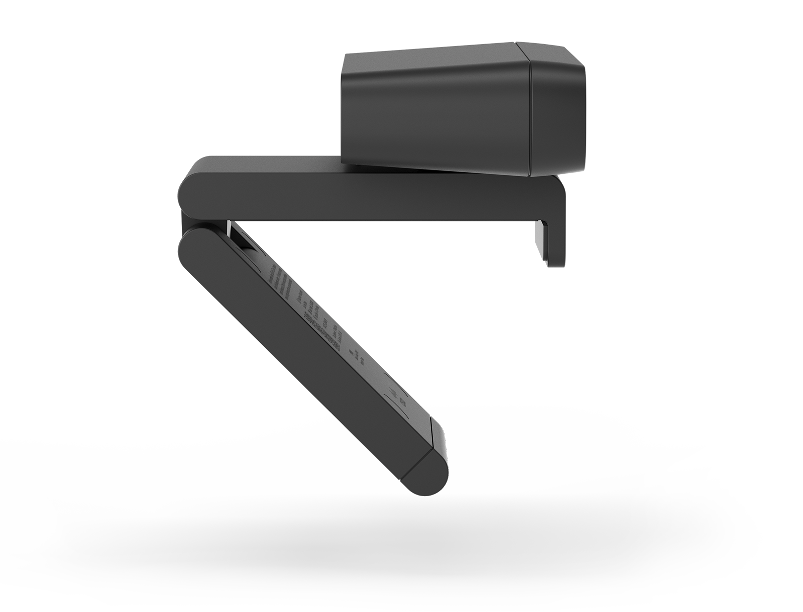 Cisco Desk Camera 1080p, shown from the side.