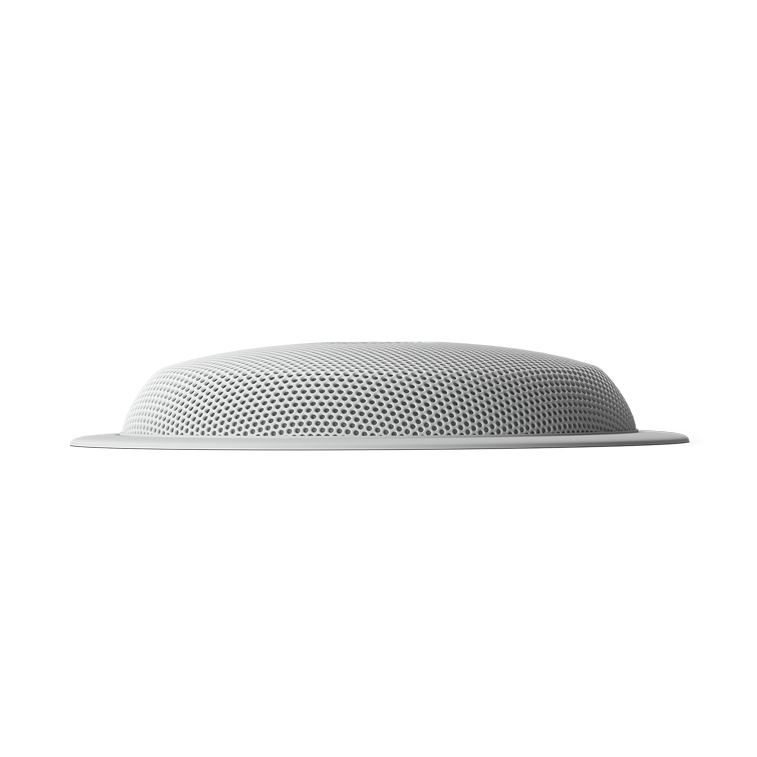 Side close-up view of the Cisco Table Microphone Pro, with in-table, recessed mounting.