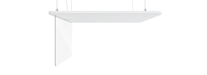 Side view of the Cisco Ceiling Microphone.