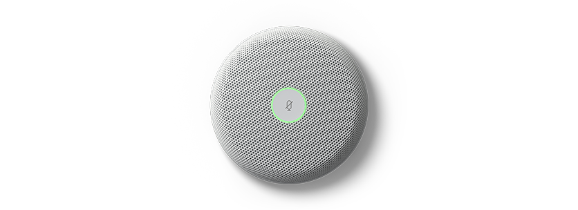 Top close-up view of the Cisco Table Microphone Pro.