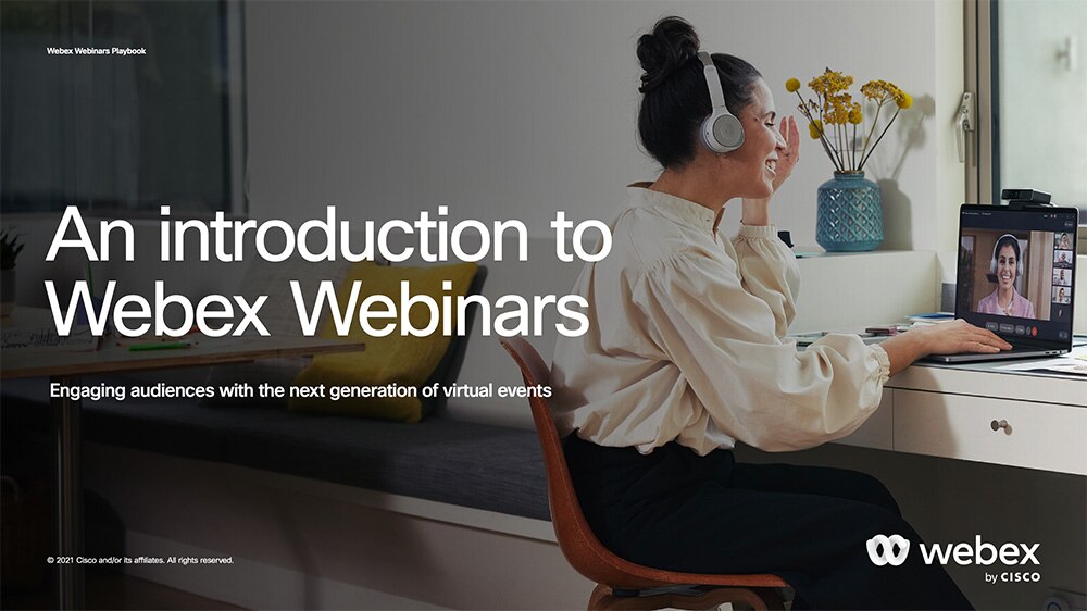 Cover Image: Webex Webinars Playbook