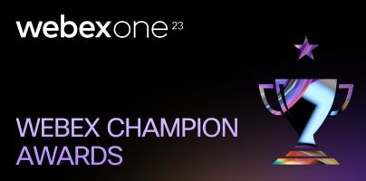 Webex Champion Awards