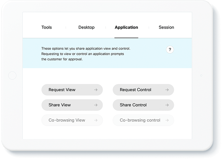 Screenshot aus Webex Support