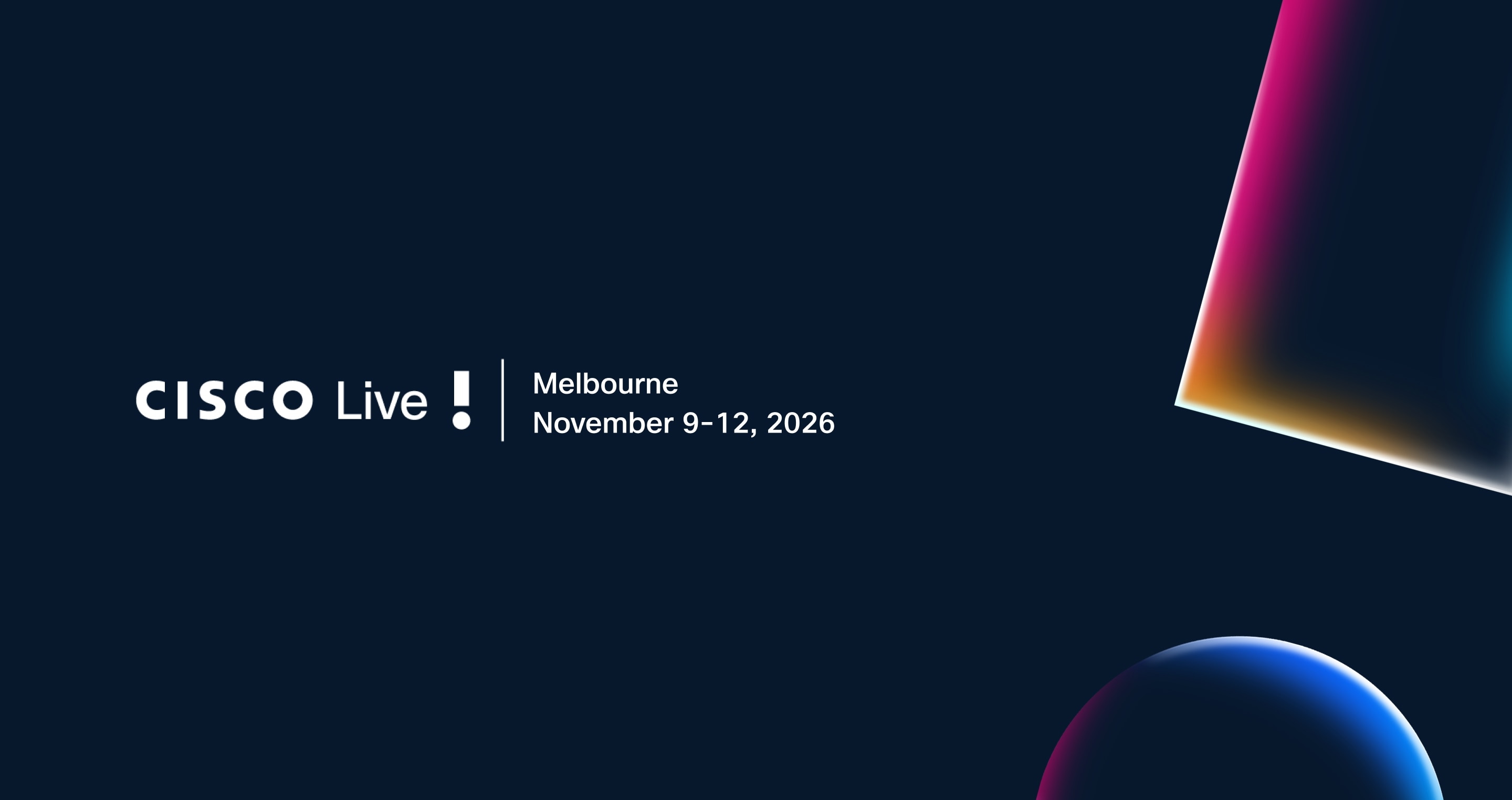 Cisco Live Melbourne 2026