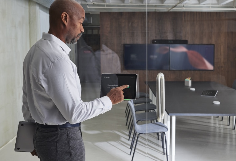 Webex Control Hub security and administration interface.